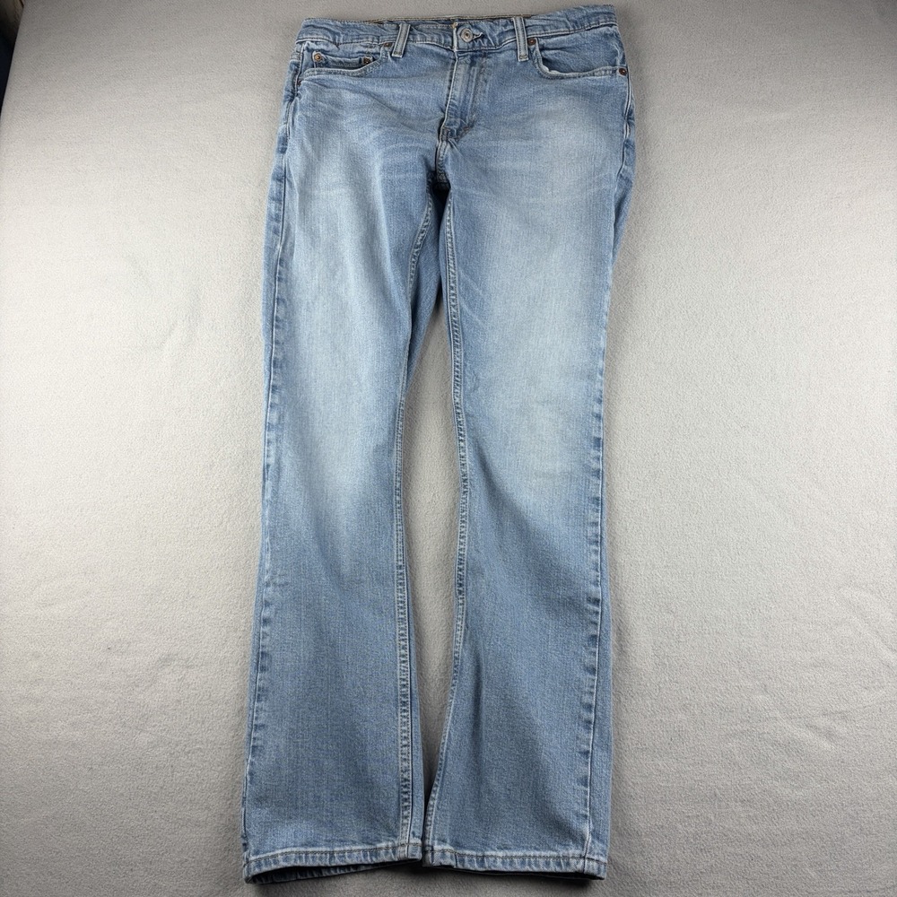 Levi's 513 Slim Straight Jeans Men's 32x32 Light Wash Stretch